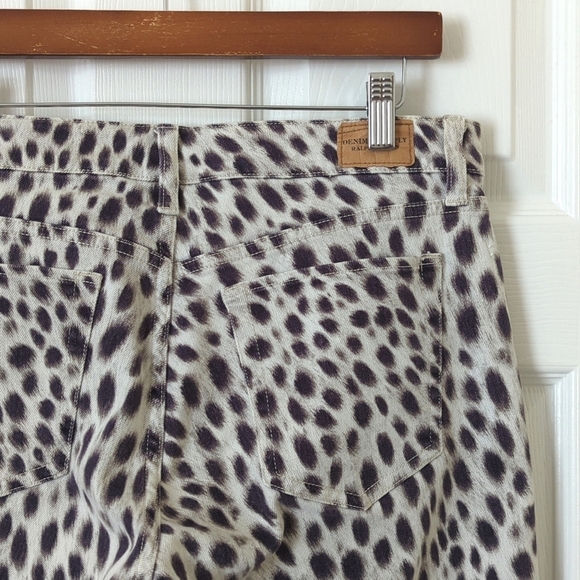 Denim & Supply Ralph Lauren Cheetah Print Mid Rise Ankle Cropped Skinny Jeans 31 - Picture 13 of 16